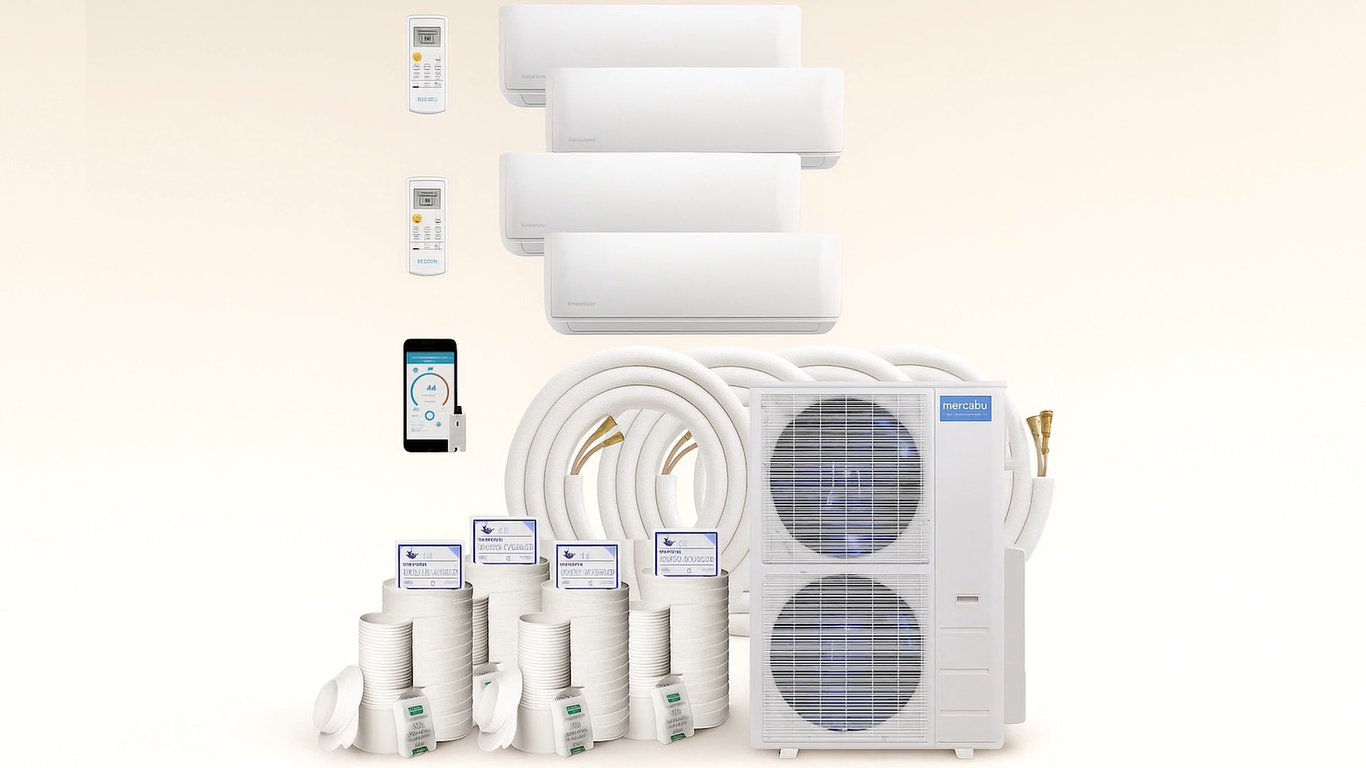 MRCOOL DIY Mini-Split Series 5th Generation 48,000 BTU 4-Zone Wall Mounted 