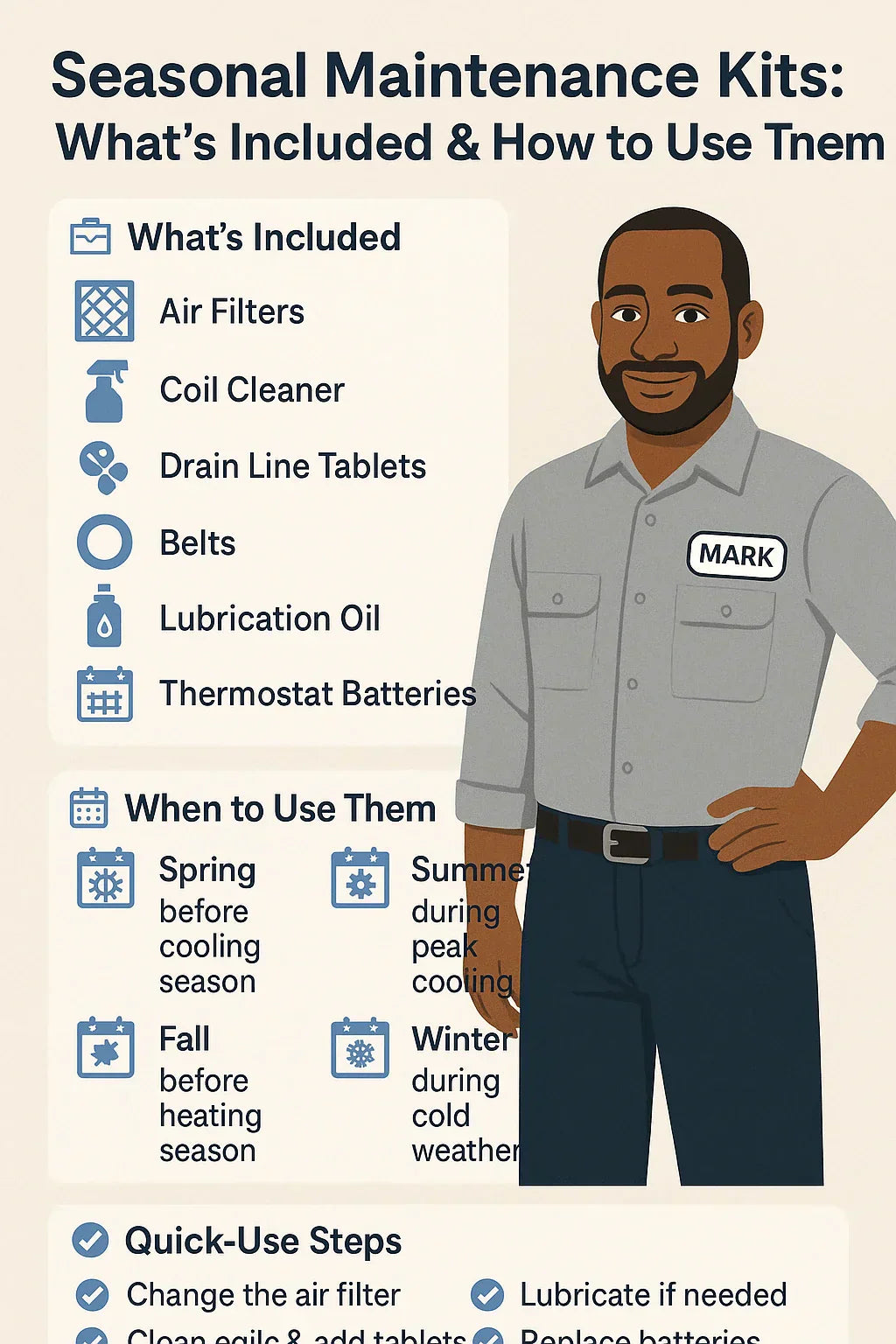 Seasonal Maintenance Kits: What’s Included & How to Use Them