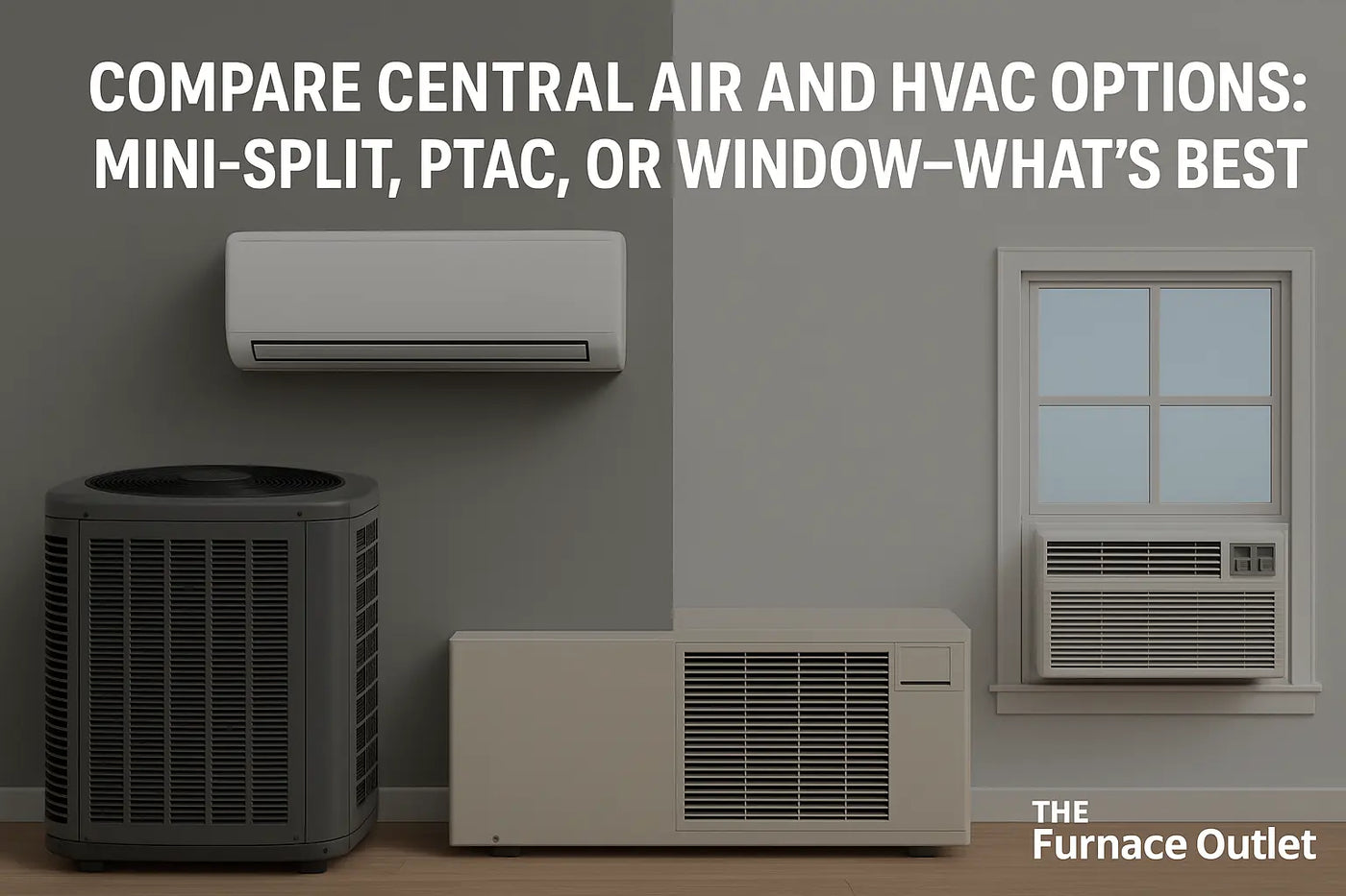 Compare Central Air and HVAC Options: Mini-Split, PTAC, or Window—What’s Best?