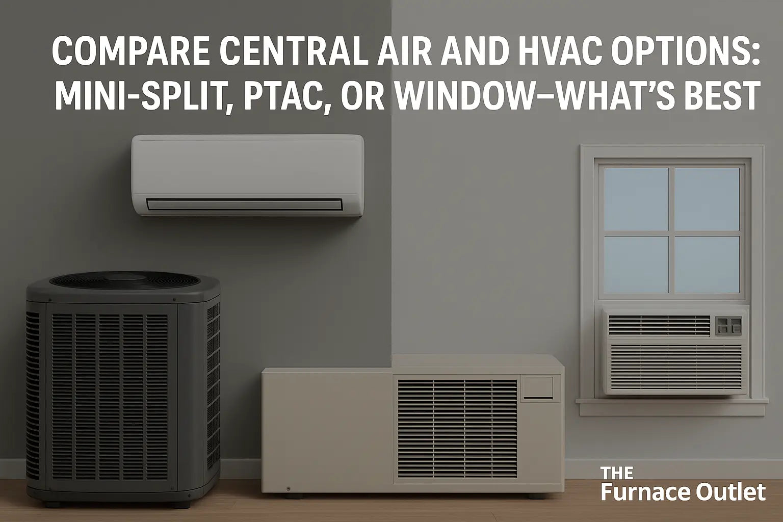 Compare Central Air and HVAC Options: Mini-Split, PTAC, or Window—What’s Best?