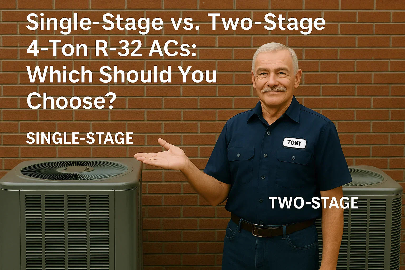 Single-Stage vs. Two-Stage 4-Ton R-32 ACs Which Should You Choose