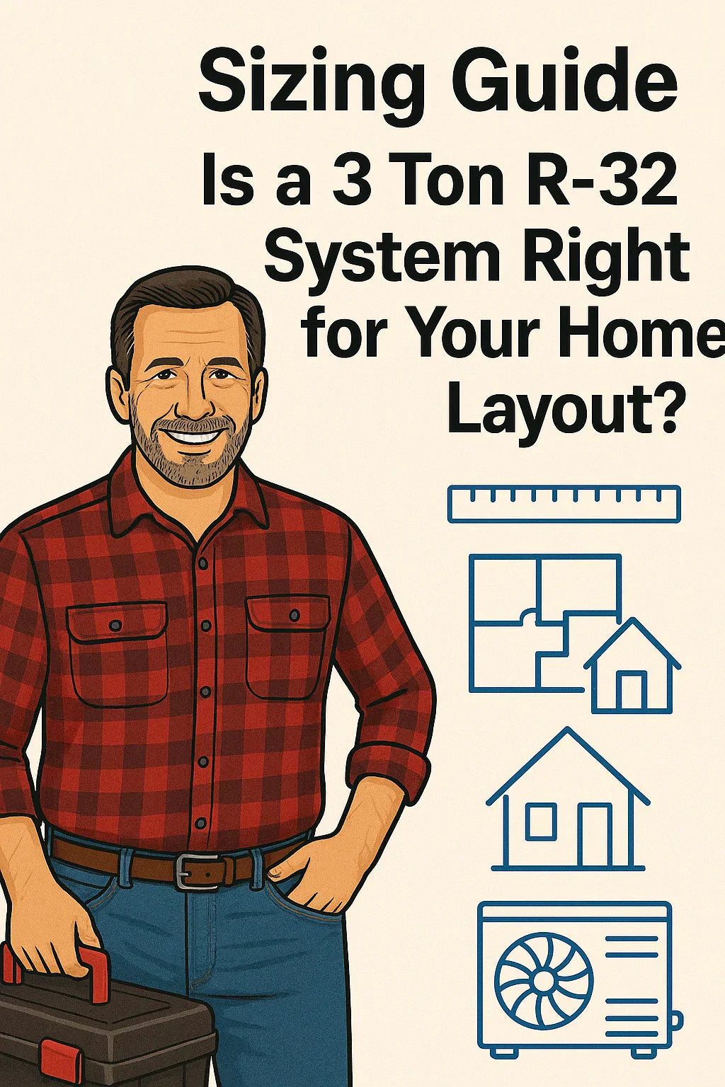Sizing Guide Is a 3 Ton R-32 System Right for Your Home Layout