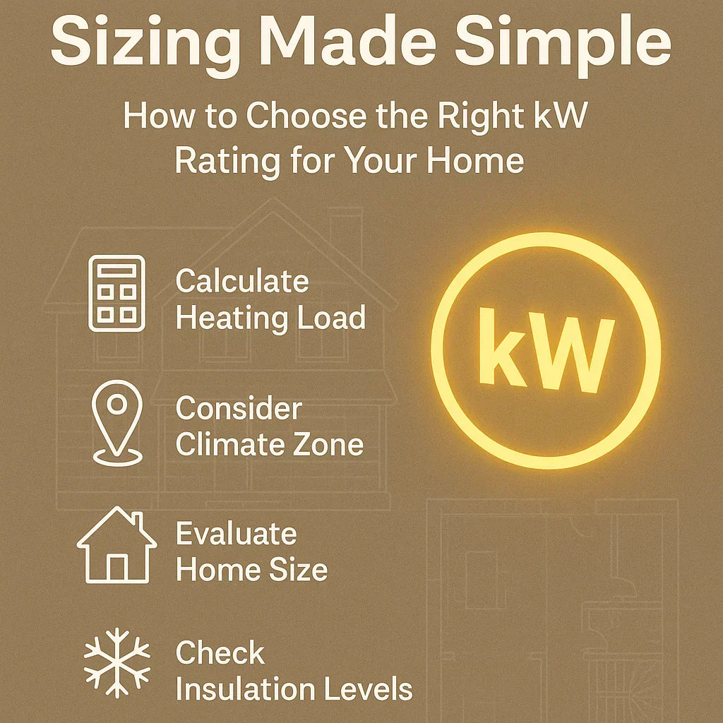 Sizing Made Simple: How to Choose the Right kW Rating for Your Home