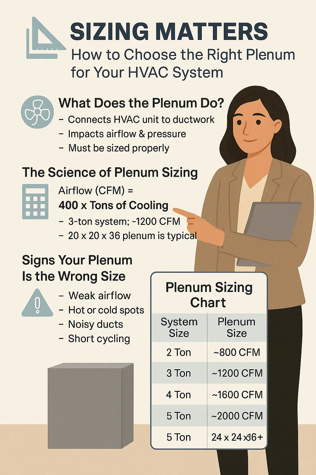 Sizing Matters: How to Choose the Right Plenum for Your HVAC System