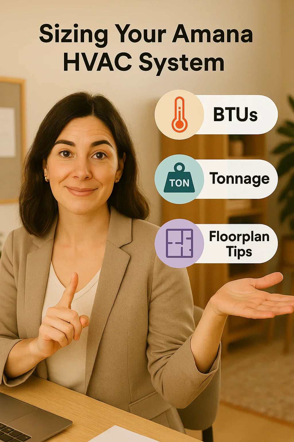 Sizing Your Amana HVAC System BTUs, Tonnage & Floorplan Tips