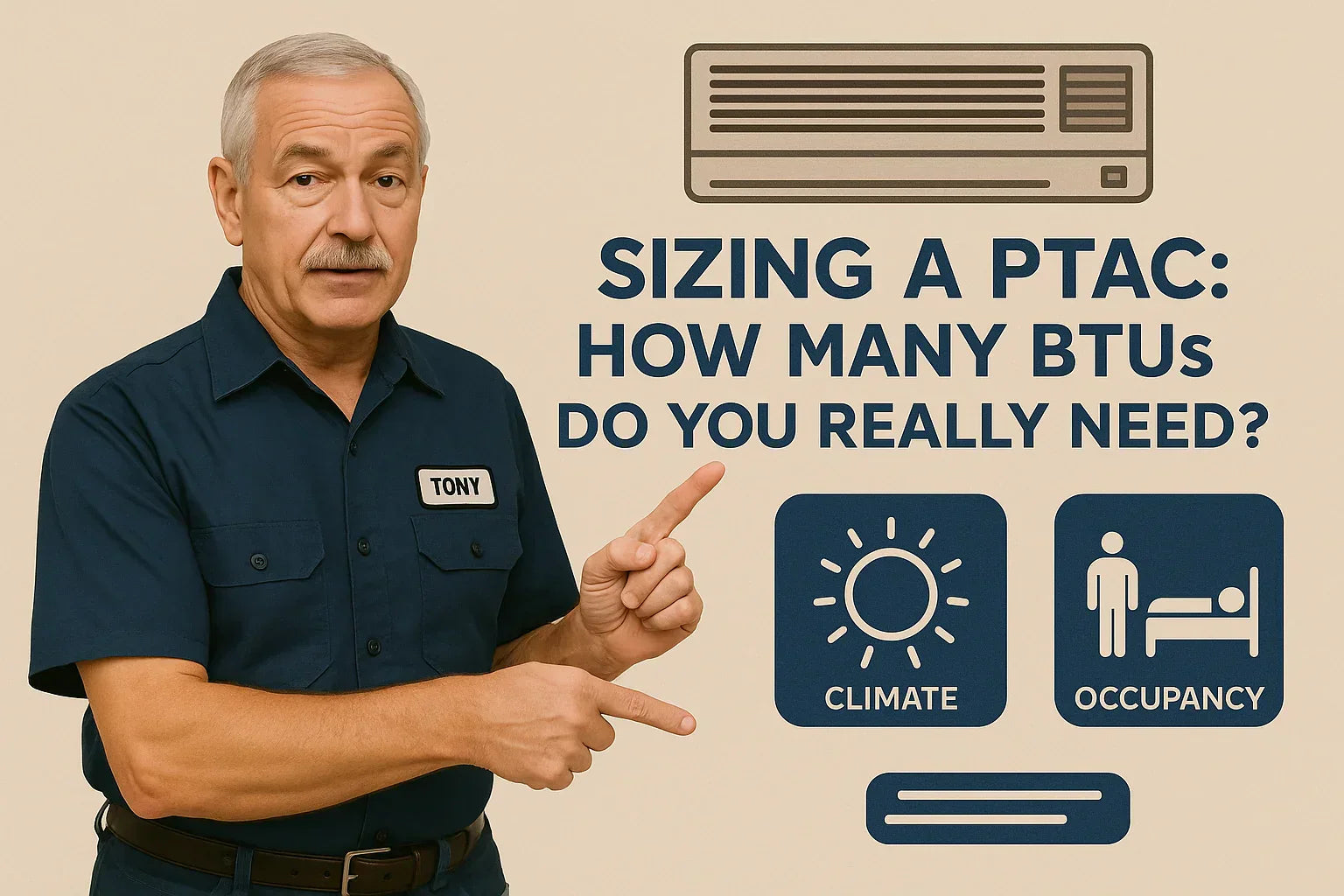 Sizing a PTAC How Many BTUs Do You Really Need