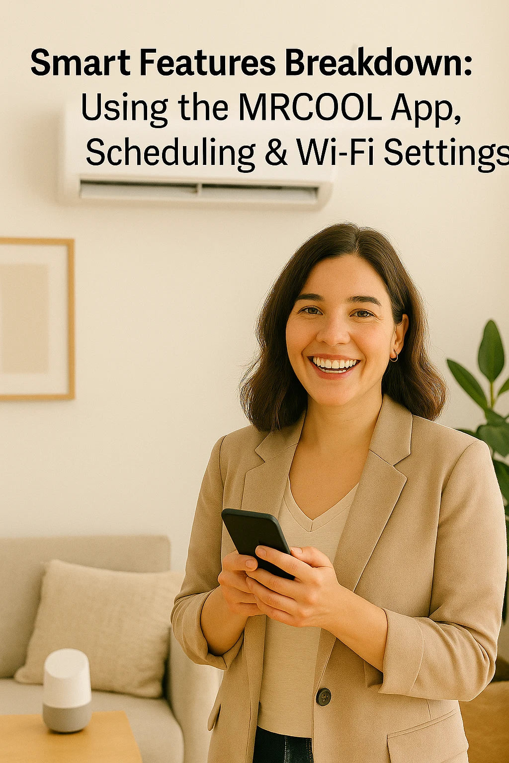 Smart Features Breakdown Using the MRCOOL App, Scheduling & Wi-Fi Settings