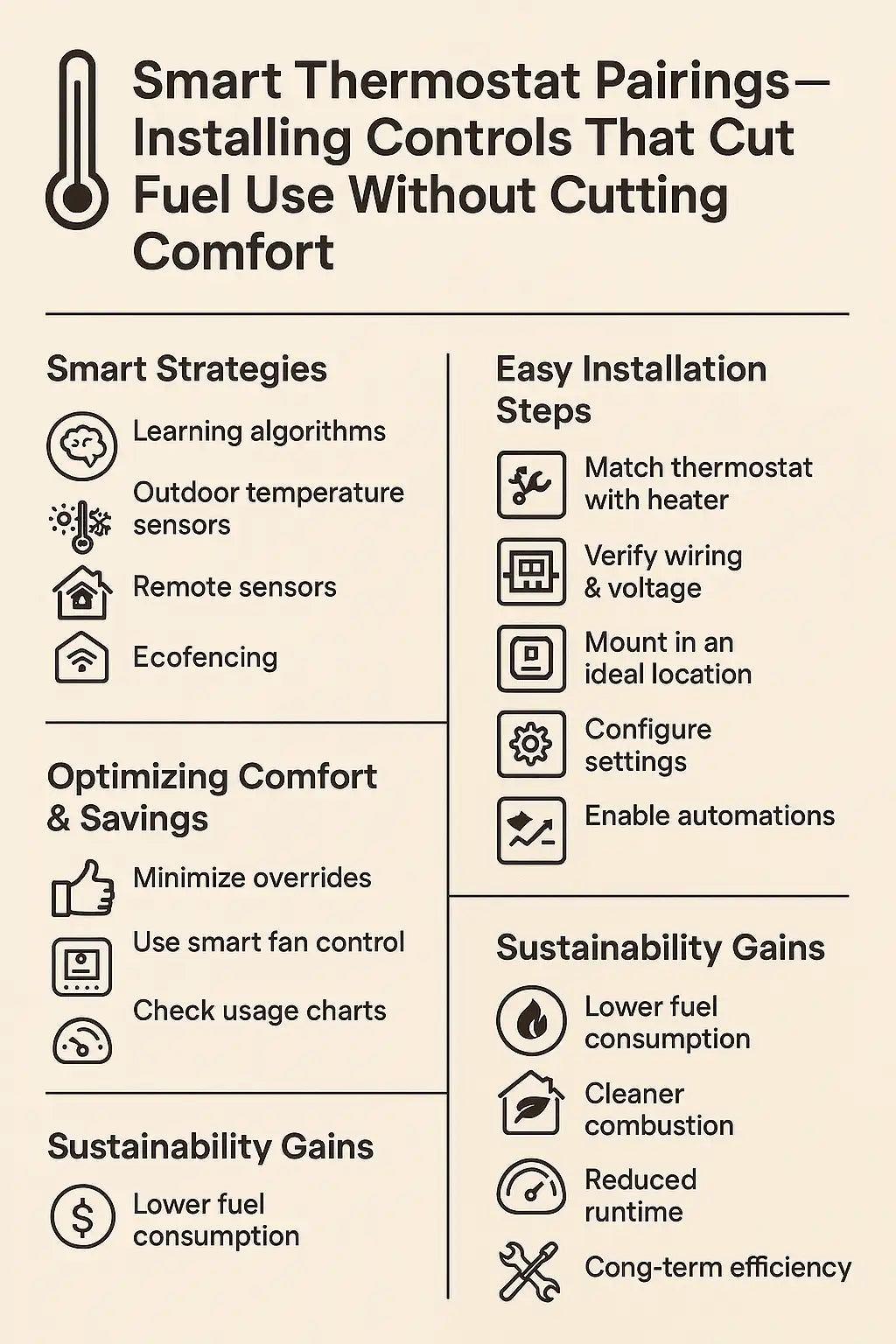 Smart Thermostat Pairings — Installing Controls That Cut Fuel Use Without Cutting Comfort