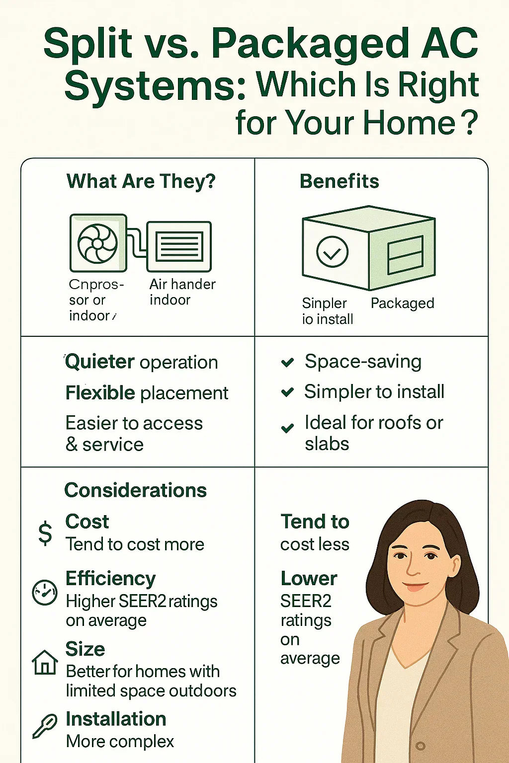 Split vs. Packaged Central AC Systems — Which Is Right for Your Home?