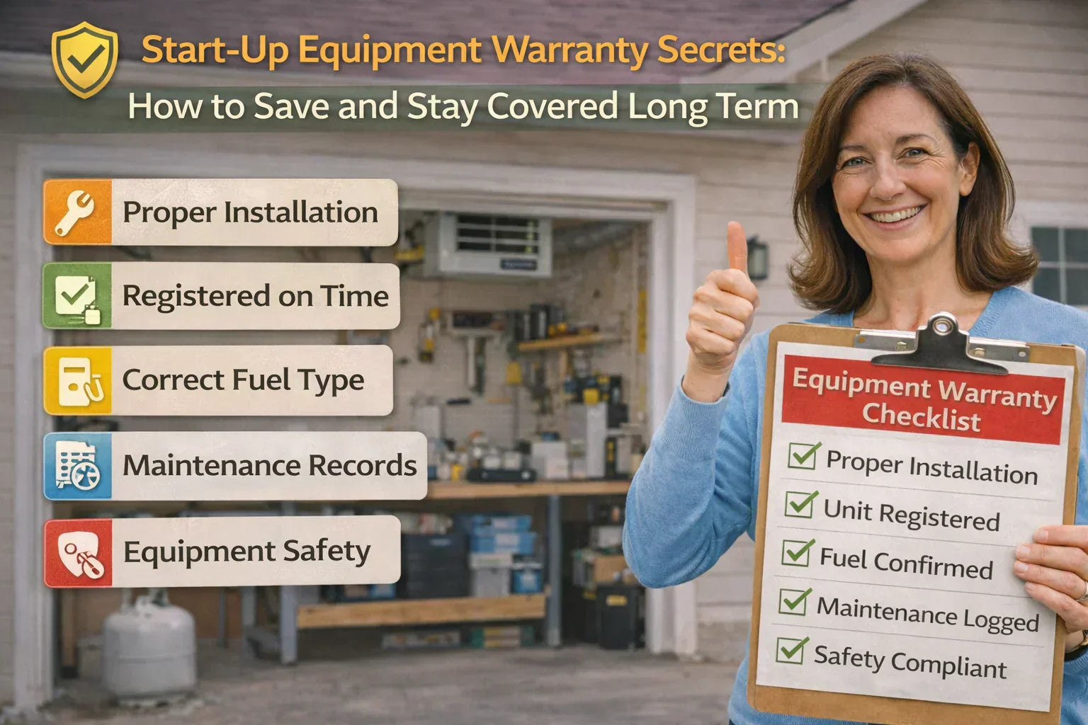 Start-Up Equipment Warranty Secrets: How to Save and Stay Covered Long Term