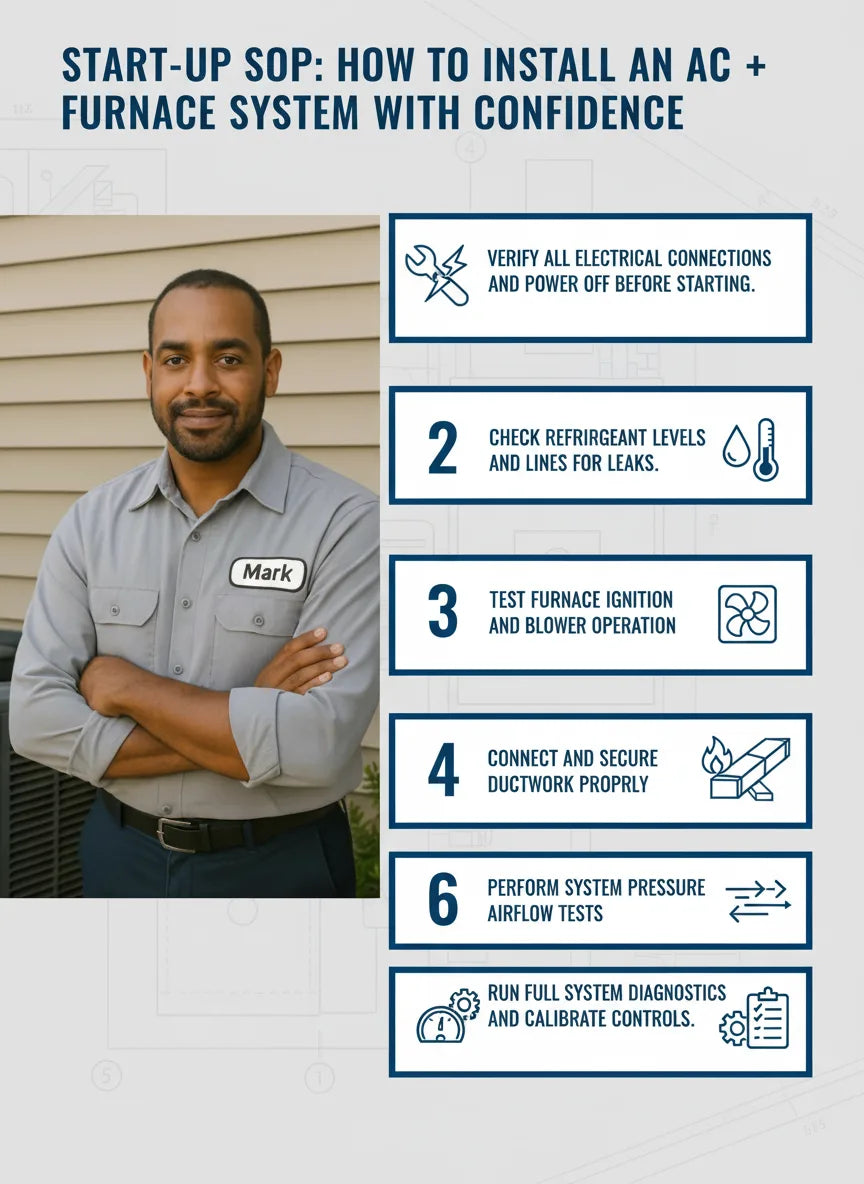 Start-Up SOP: How to Install an AC + Furnace System With Confidence