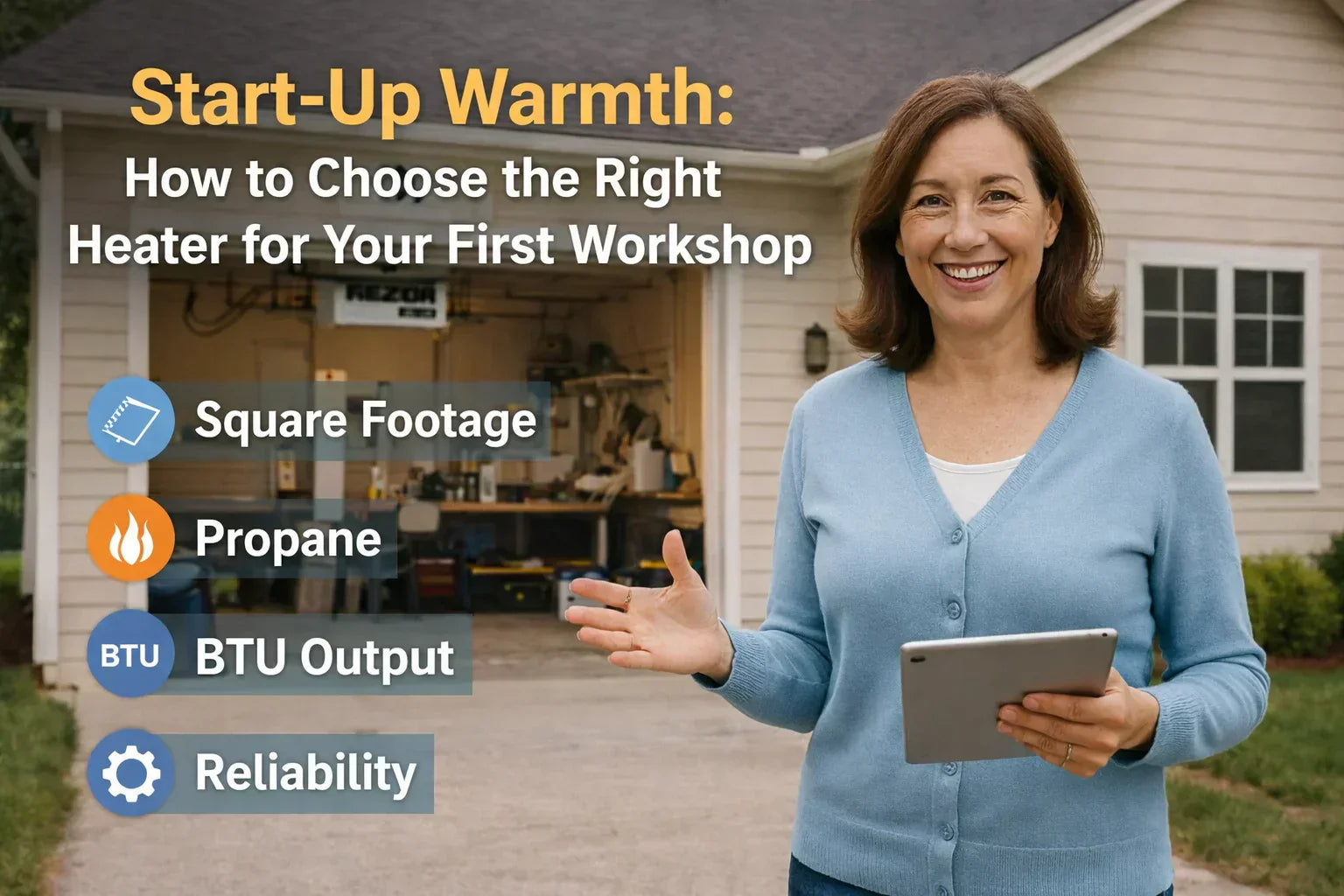 Start-Up Warmth: How to Choose the Right Heater for Your First Workshop