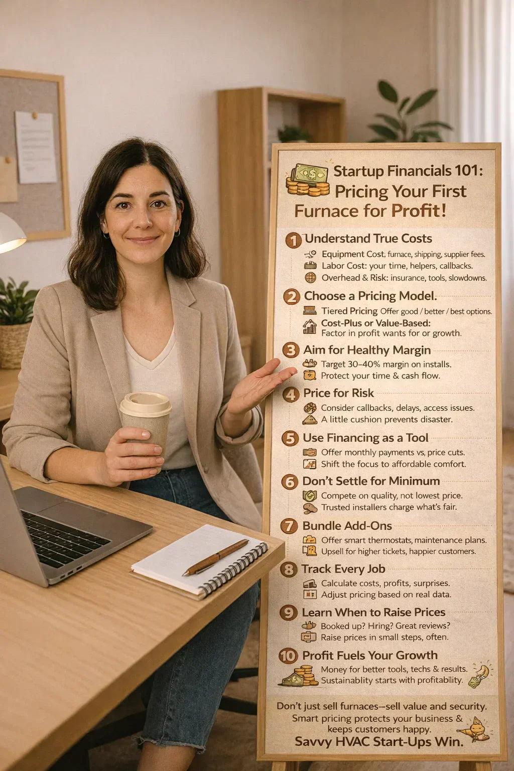 Startup Financials 101: Pricing Your First Furnace to Hit Profit Goals