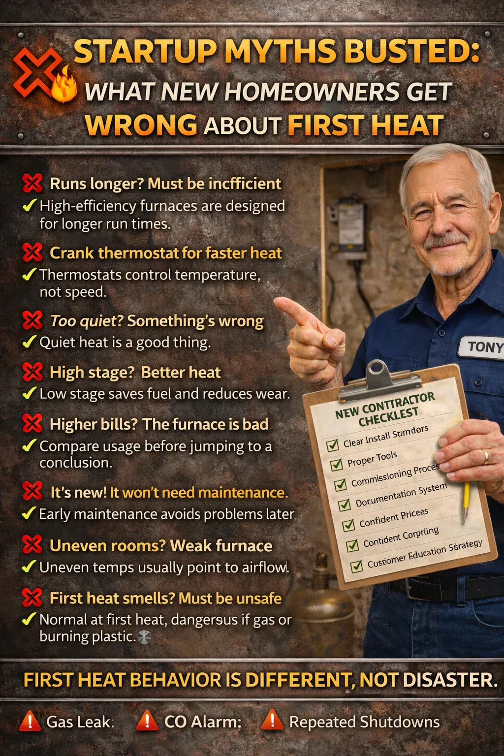 Startup Myths Busted: What New Homeowners Get Wrong About First Heat