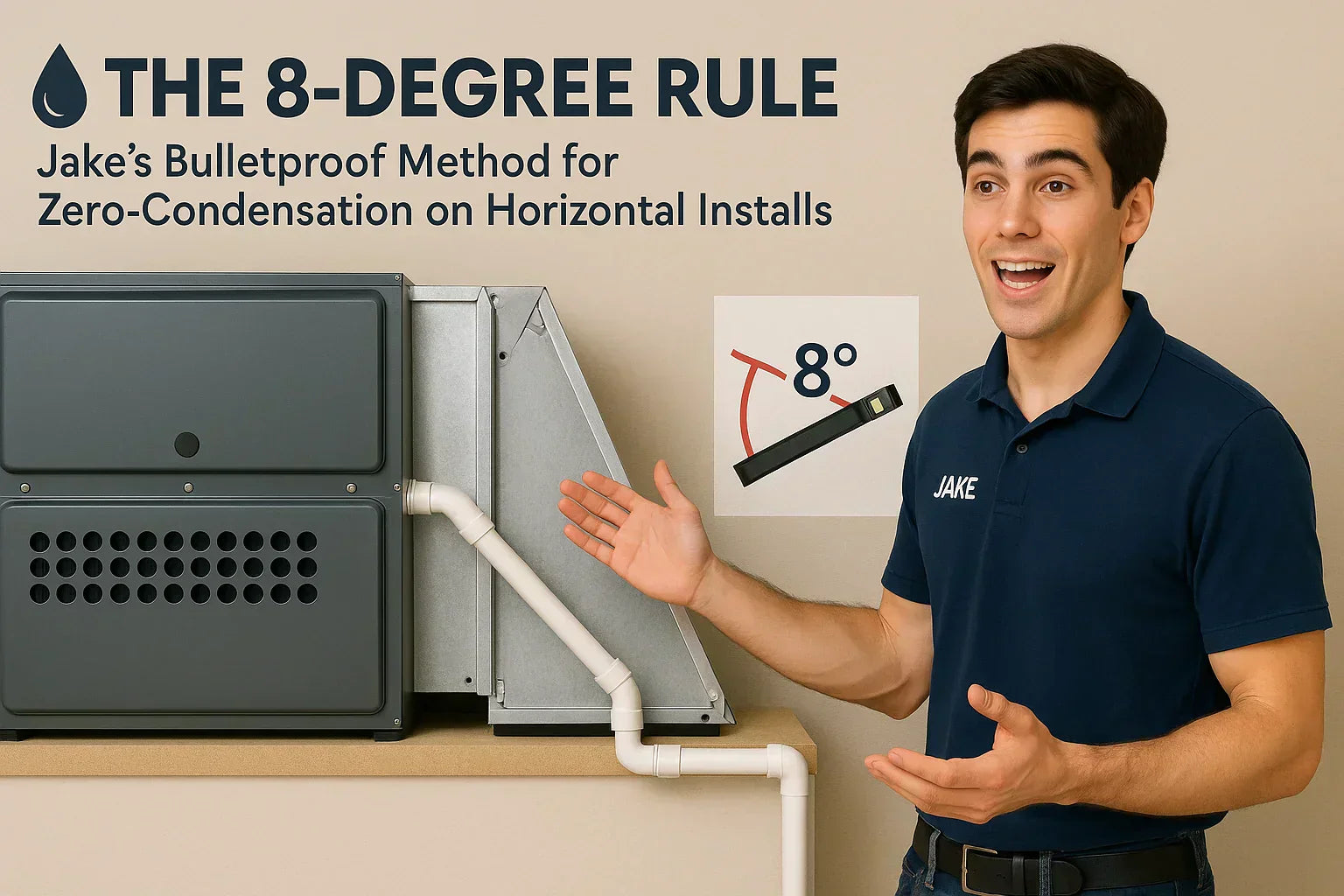 The 8-Degree Rule: Jake’s Bulletproof Method for Zero-Condensation on Horizontal Installs