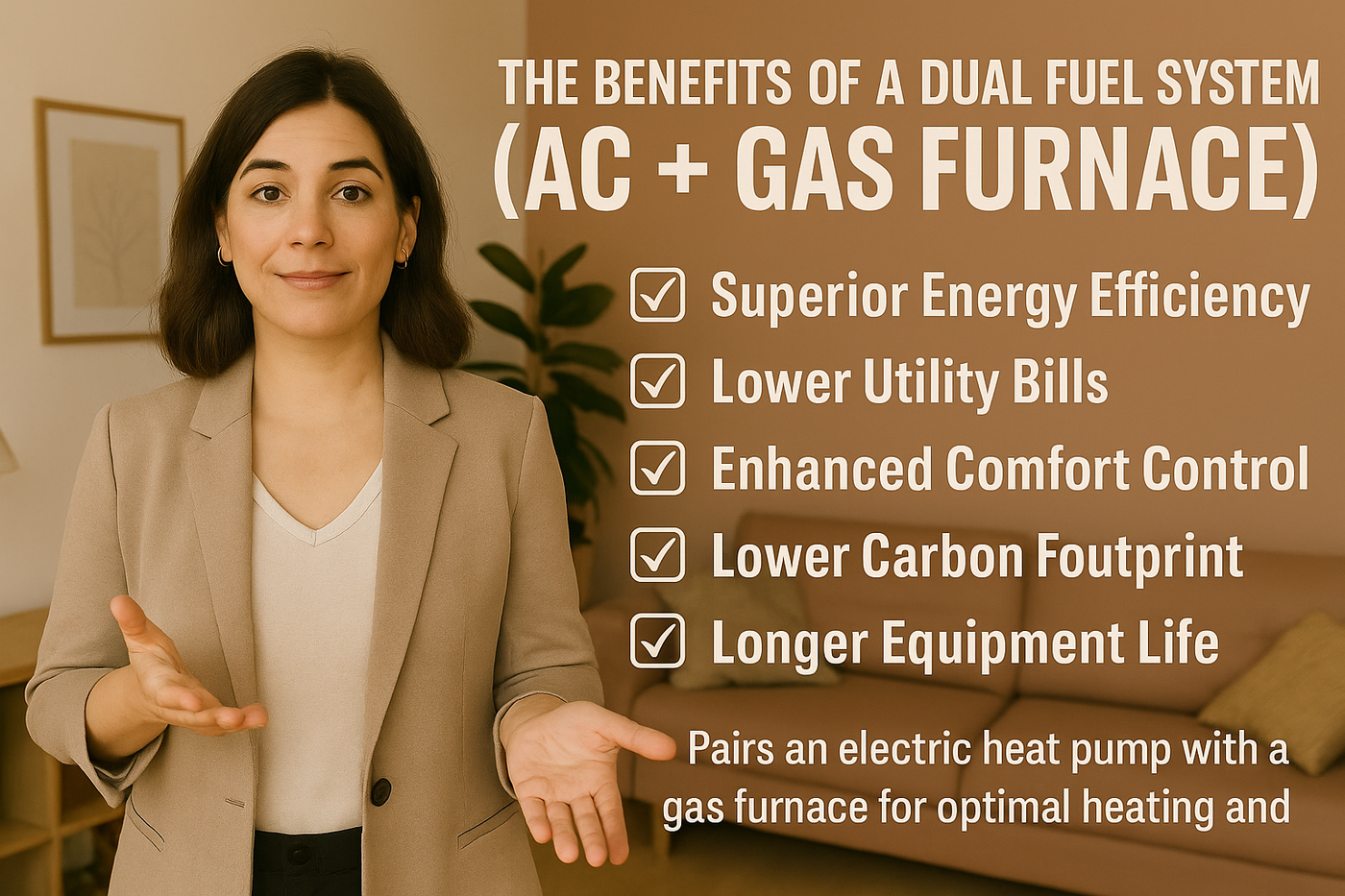 The Benefits of a Dual Fuel System (AC + Gas Furnace)
