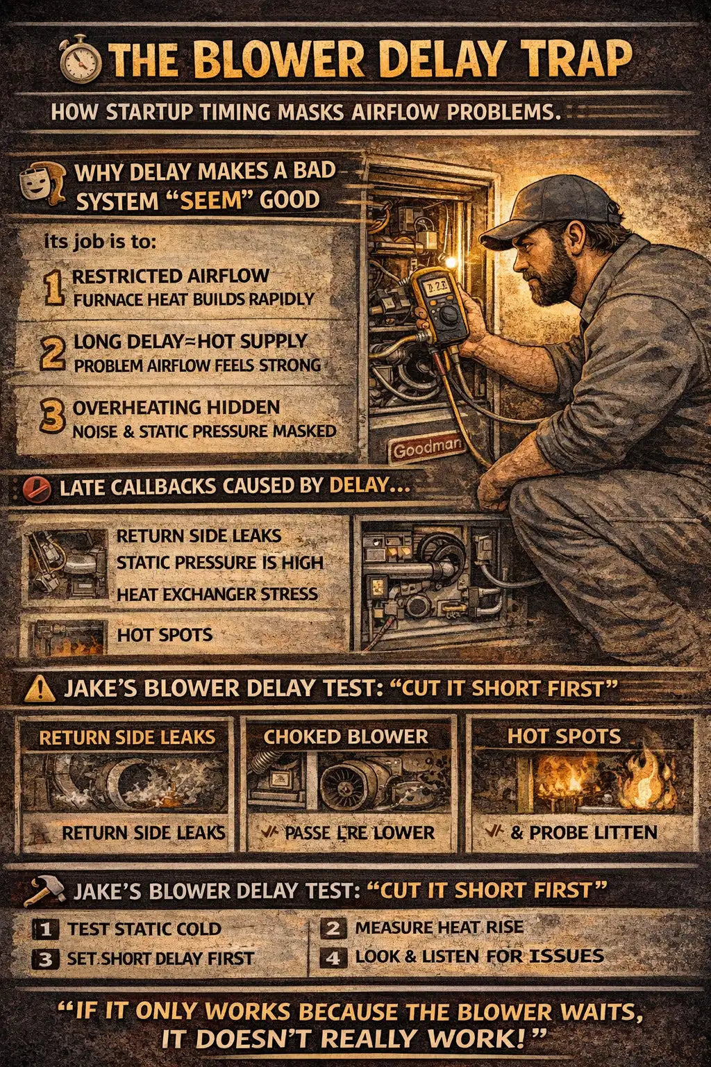 The Blower Delay Trap How Startup Timing Masks Airflow Problems
