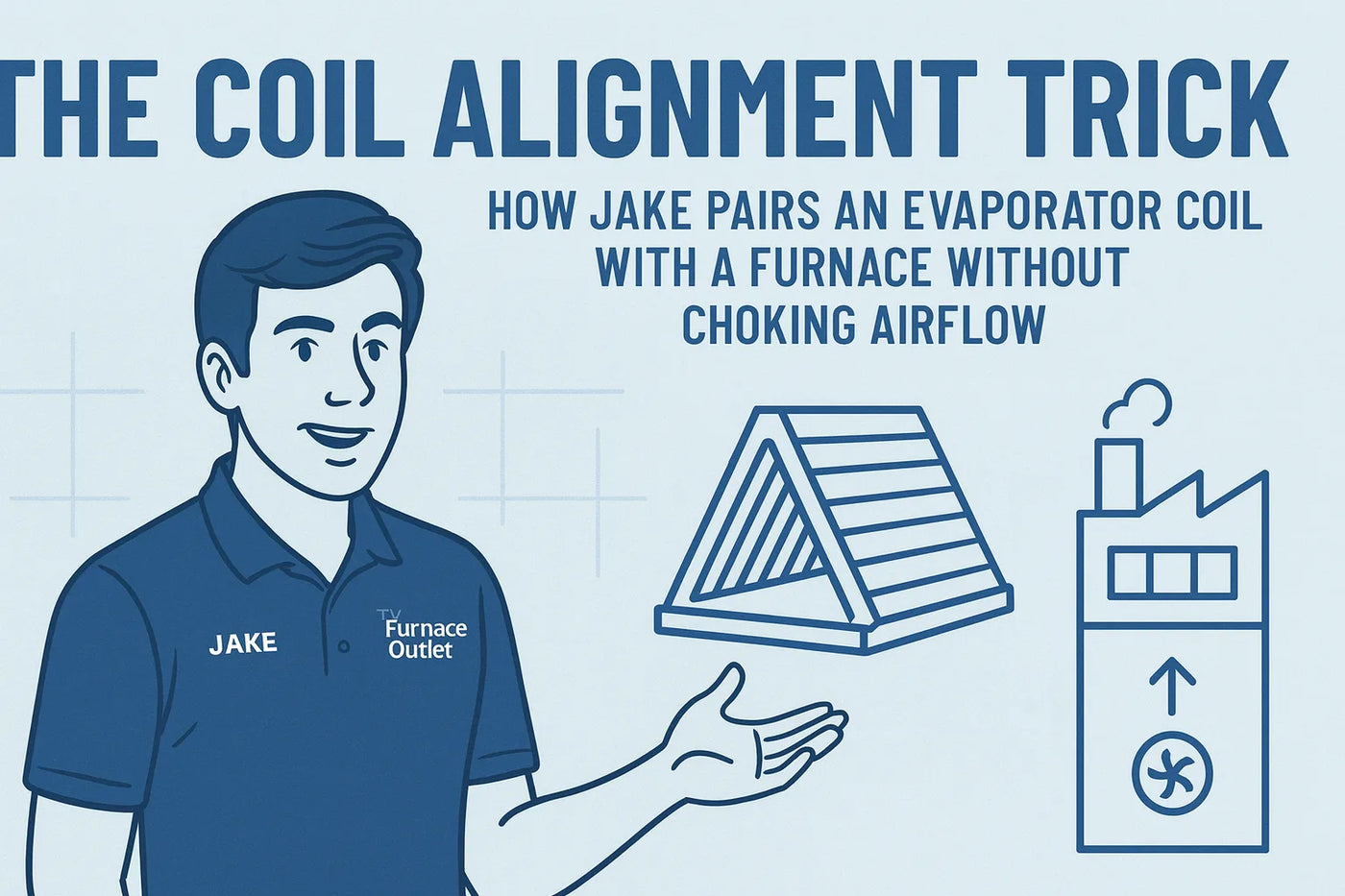 The Coil Alignment Trick: How Jake Pairs an Evaporator Coil With a Furnace Without Choking Airflow