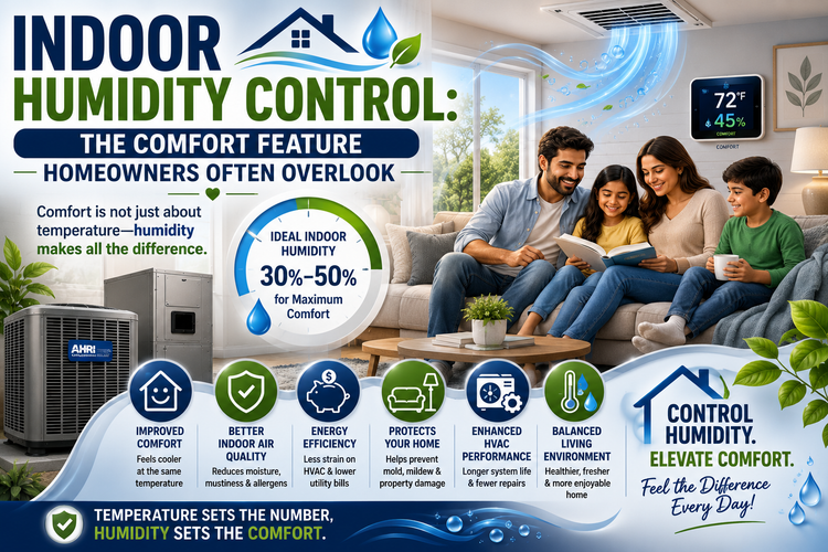 Indoor Humidity Control: The Comfort Feature Homeowners Often Overlook