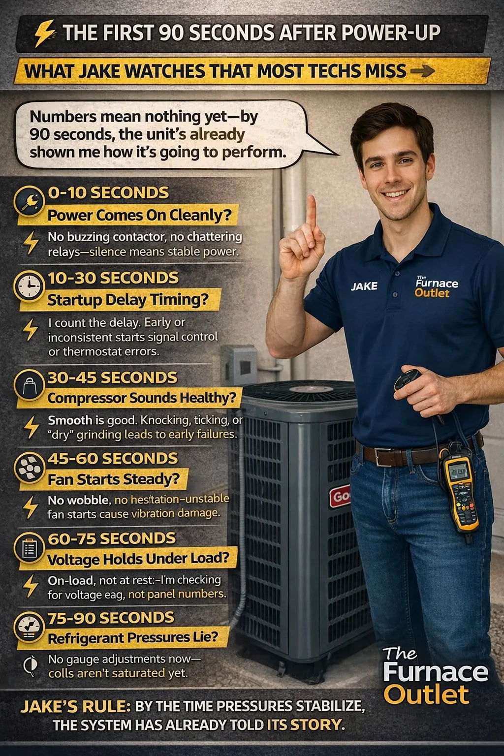 The First 90 Seconds After Power-Up: What Jake Watches That Most Techs Miss