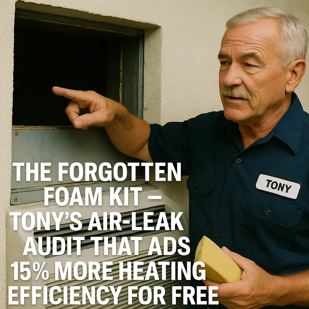 The Forgotten Foam Kit — Tony’s Air-Leak Audit That Adds 15% More Heating Efficiency for Free