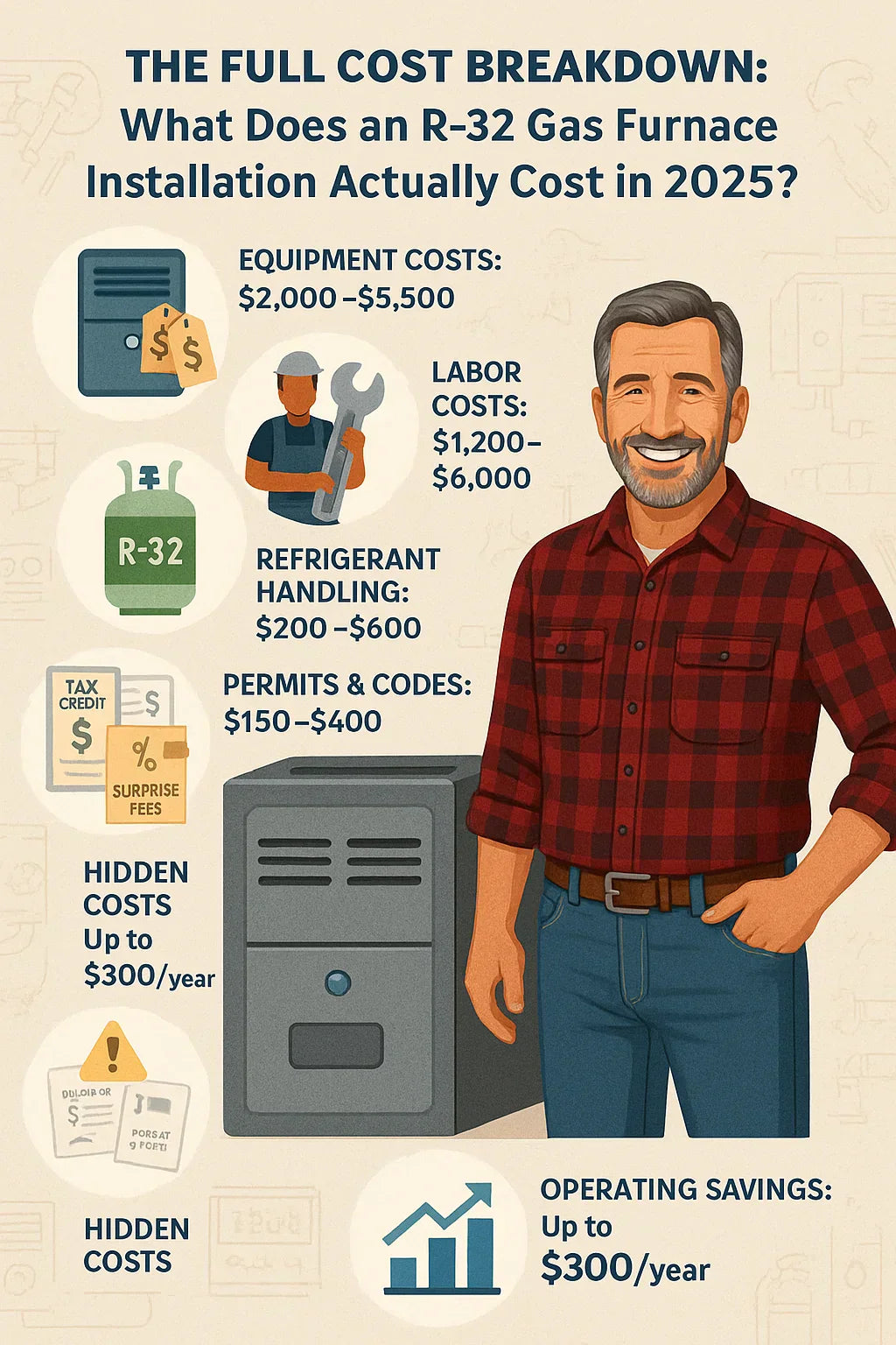 The Full Cost Breakdown: What Does an R-32 Gas Furnace Installation Actually Cost in 2025?
