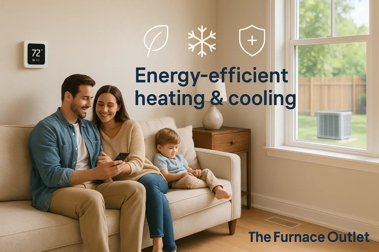 The Furnace Outlet promoting residential heating and cooling solutions with energy efficiency, comfort, and reliability.