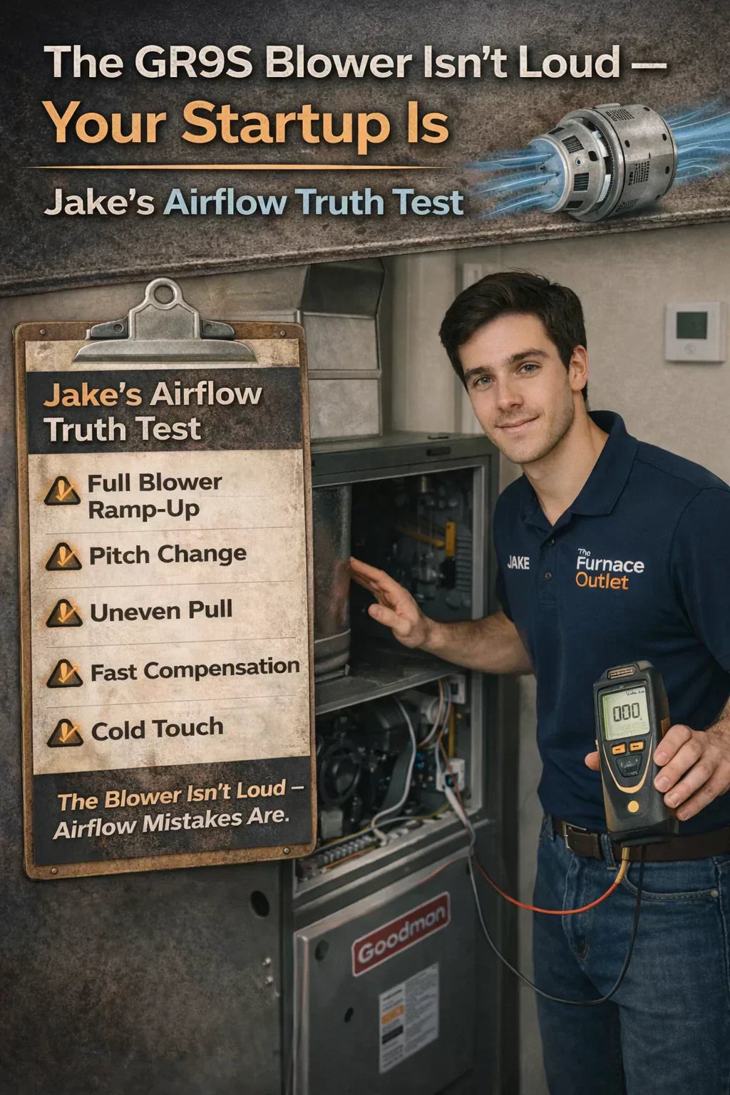 The GR9S Blower Isn’t Loud — Your Startup Is: Jake’s Airflow Truth Test