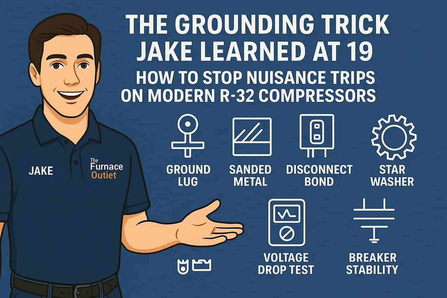 The Grounding Trick Jake Learned at 19: How to Stop Nuisance Trips on Modern R-32 Compressors