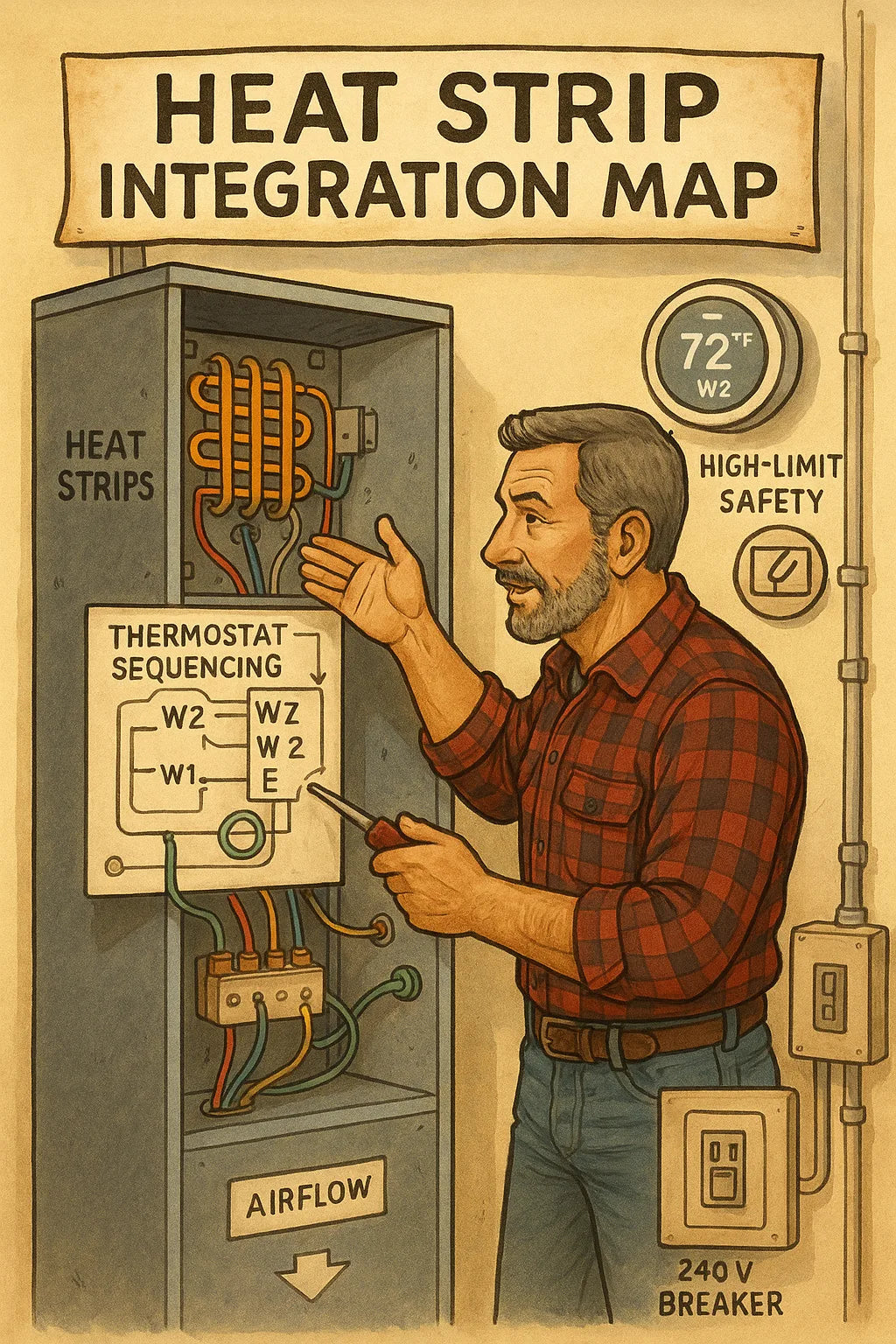 The Heat Strip Integration Map: Wiring, Sequencing & Safety Steps Most DIYers Miss