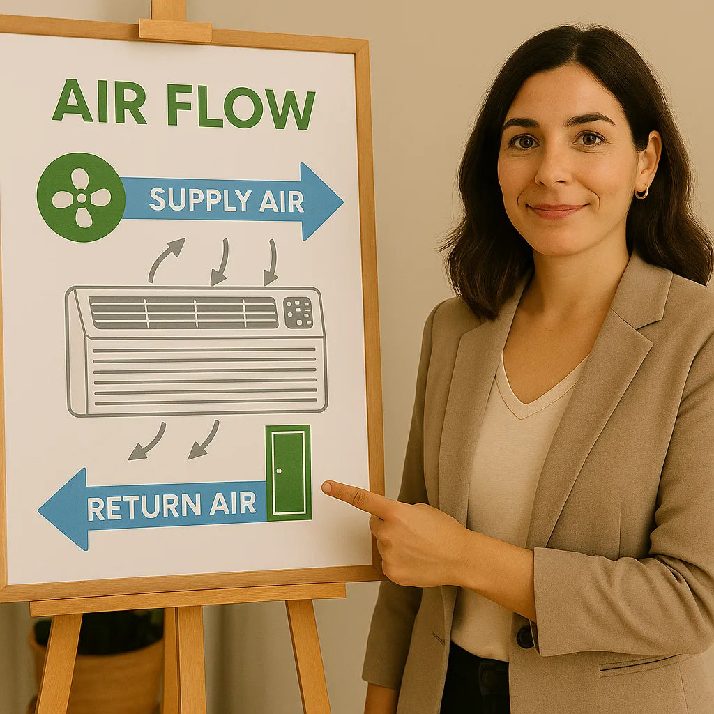The Hidden Art of Return Air Pathways — Why Your PTAC Works Better With the Right Escape Routes