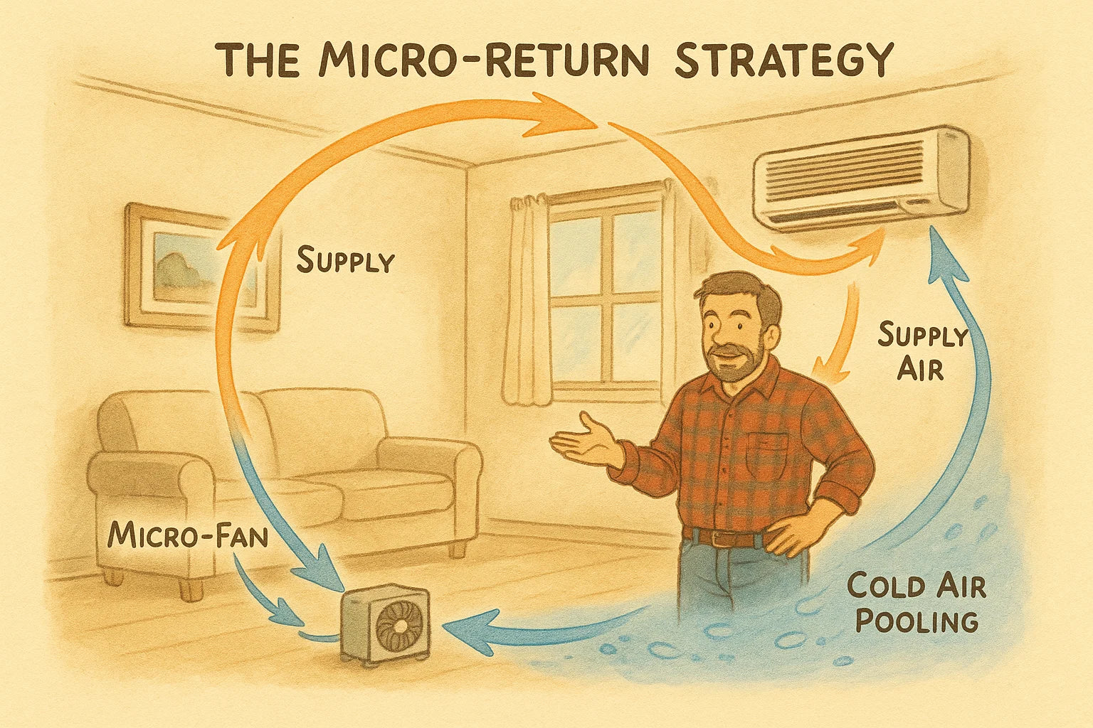 The Micro-Return Strategy: Mike’s Fix for Rooms That “Feel Cold but Read Warm”