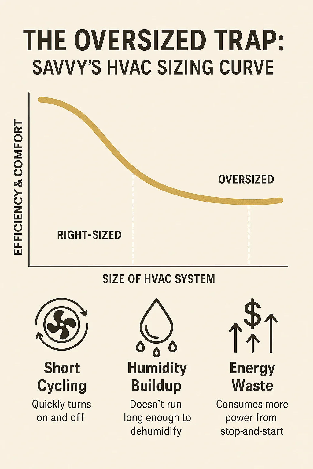 The Oversized Trap — How Bigger Isn’t Always Better in HVAC Sizing