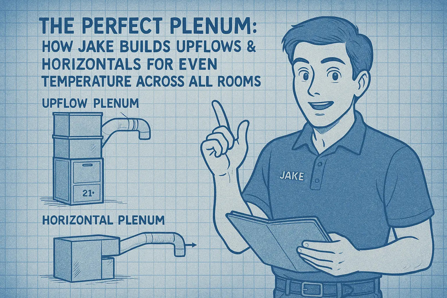 The Perfect Plenum: How Jake Builds Upflows & Horizontals for Even Temperature Across All Rooms