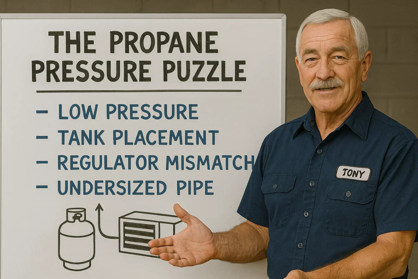 The Propane Pressure Puzzle — Why Your Heater Isn’t the Problem, Your System Design Is