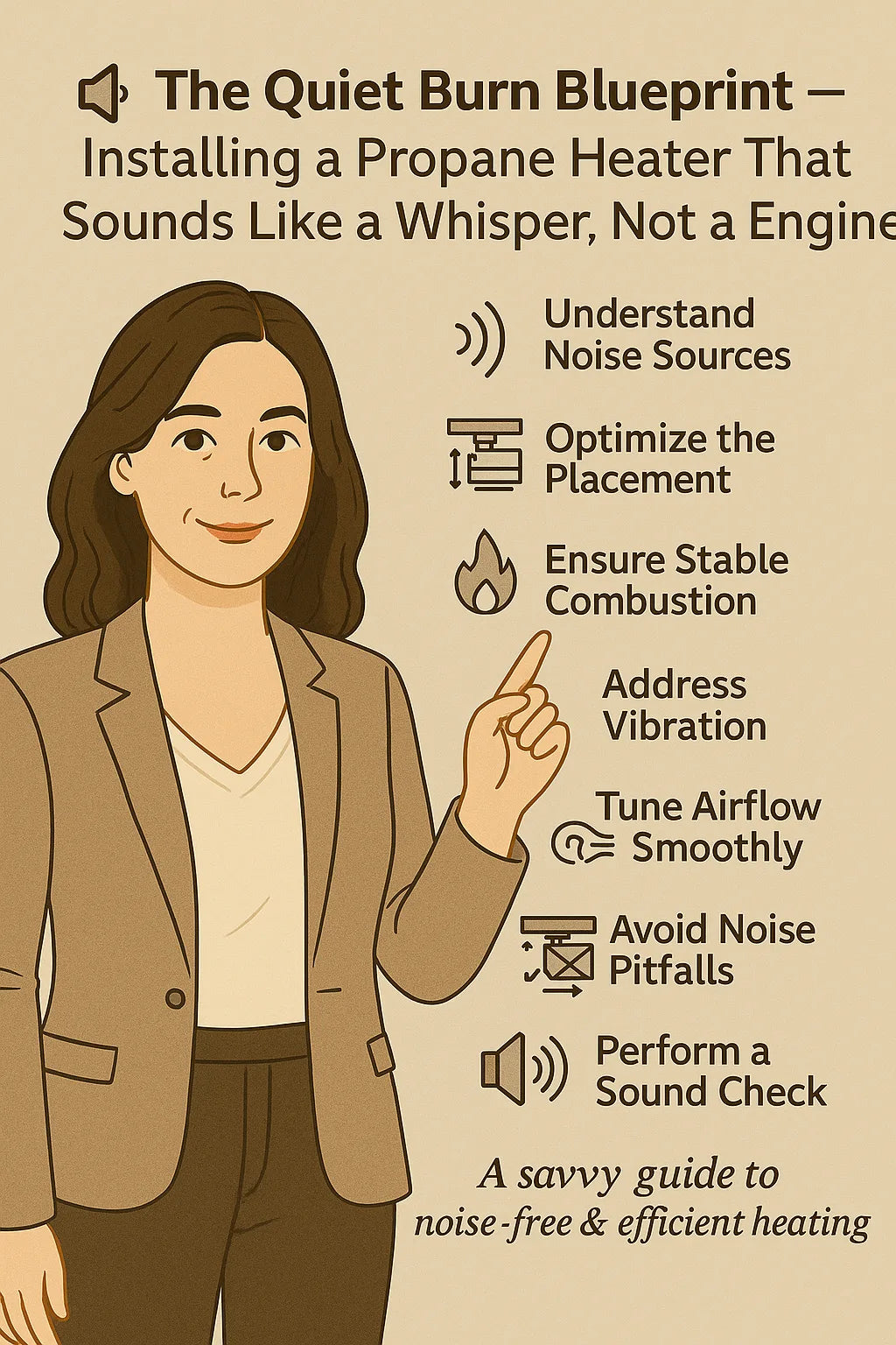 The Quiet Burn Blueprint — Installing a Propane Heater That Sounds Like a Whisper, Not a Jet Engine