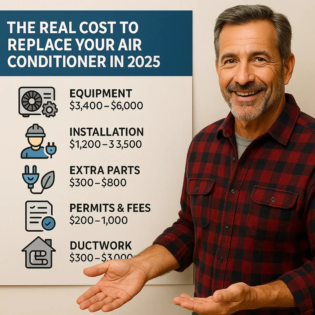 The Real Cost to Replace Your Air Conditioner in 2025