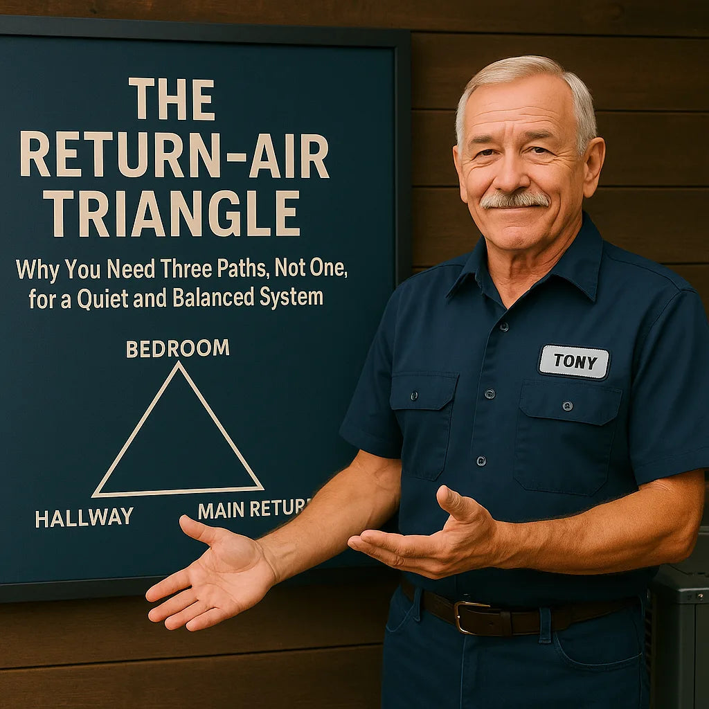 The Return-Air Triangle — Why You Need Three Paths, Not One, for a Quiet and Balanced System