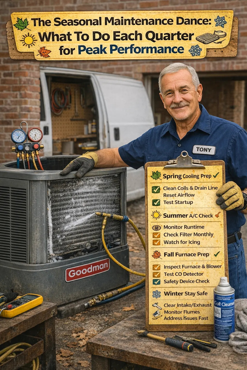 The Seasonal Maintenance Dance: What To Do Each Quarter for Peak Performance