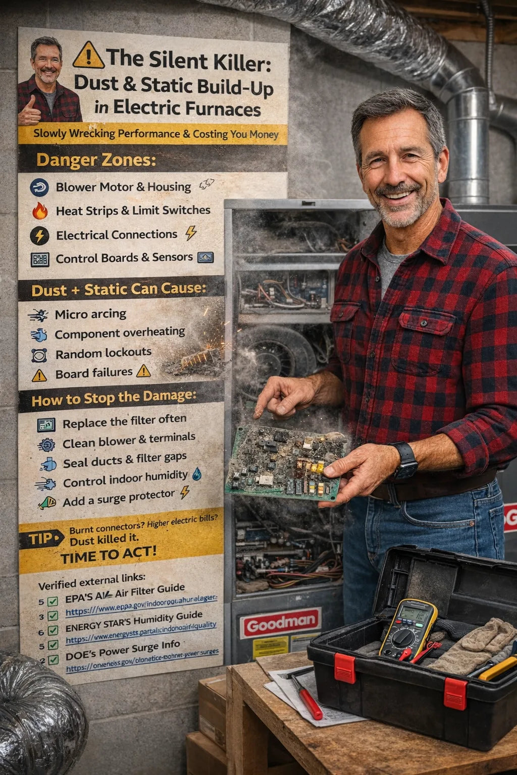 The Silent Killer: Dust & Static Build-Up in Electric Furnaces