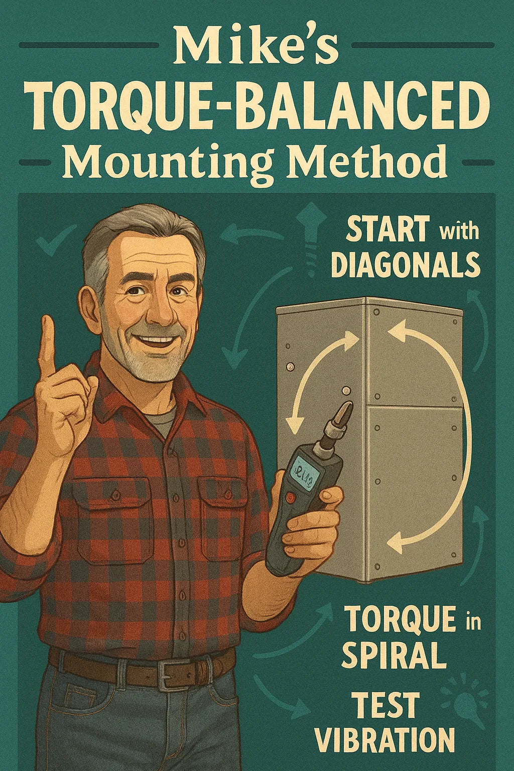 The Torque-Balanced Mounting Method Mike’s Step-by-Step Process for Eliminating Furnace Frame Flex