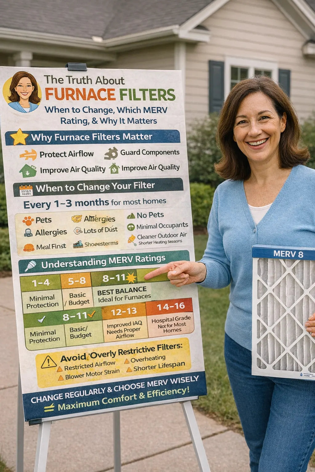 The Truth About Furnace Filters When to Change, Which MERV Rating, & Why It Matters
