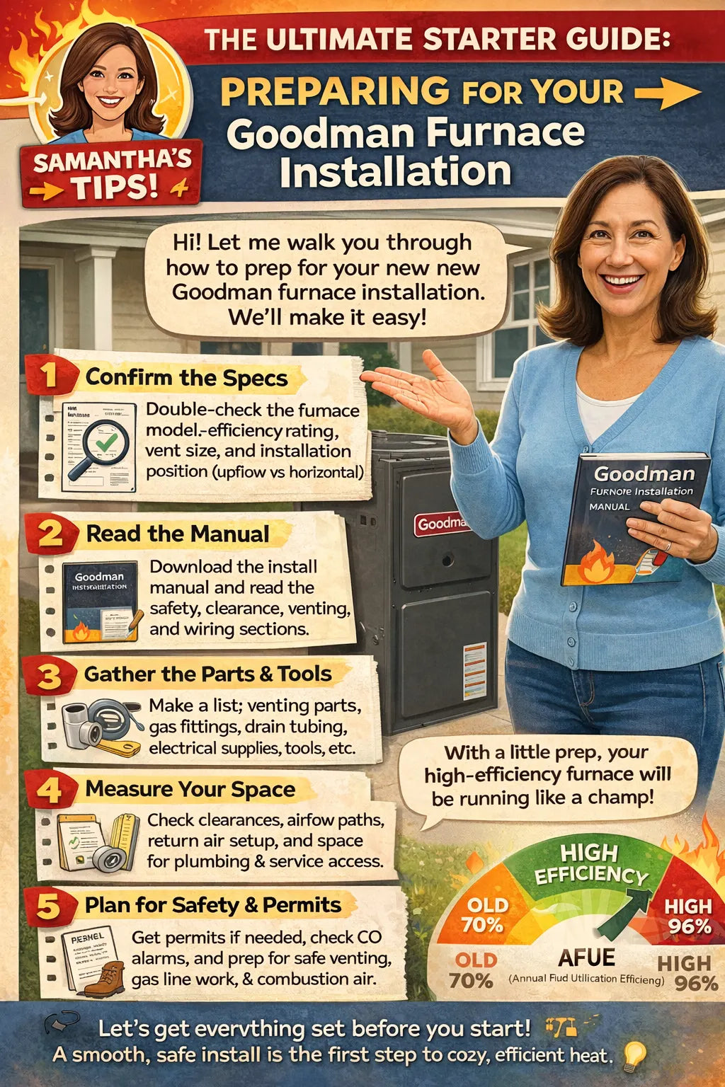 The Ultimate Starter Guide: Preparing for Your Goodman Furnace Installation