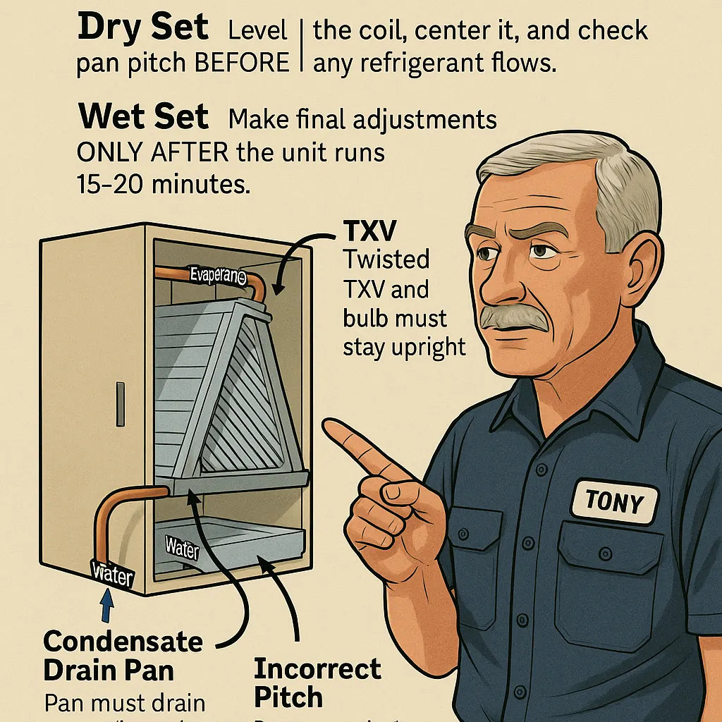 The Vertical Coil Trap — Why Tony Sets the CAPTA6030D3 Coil Twice Before Finalizing the Install