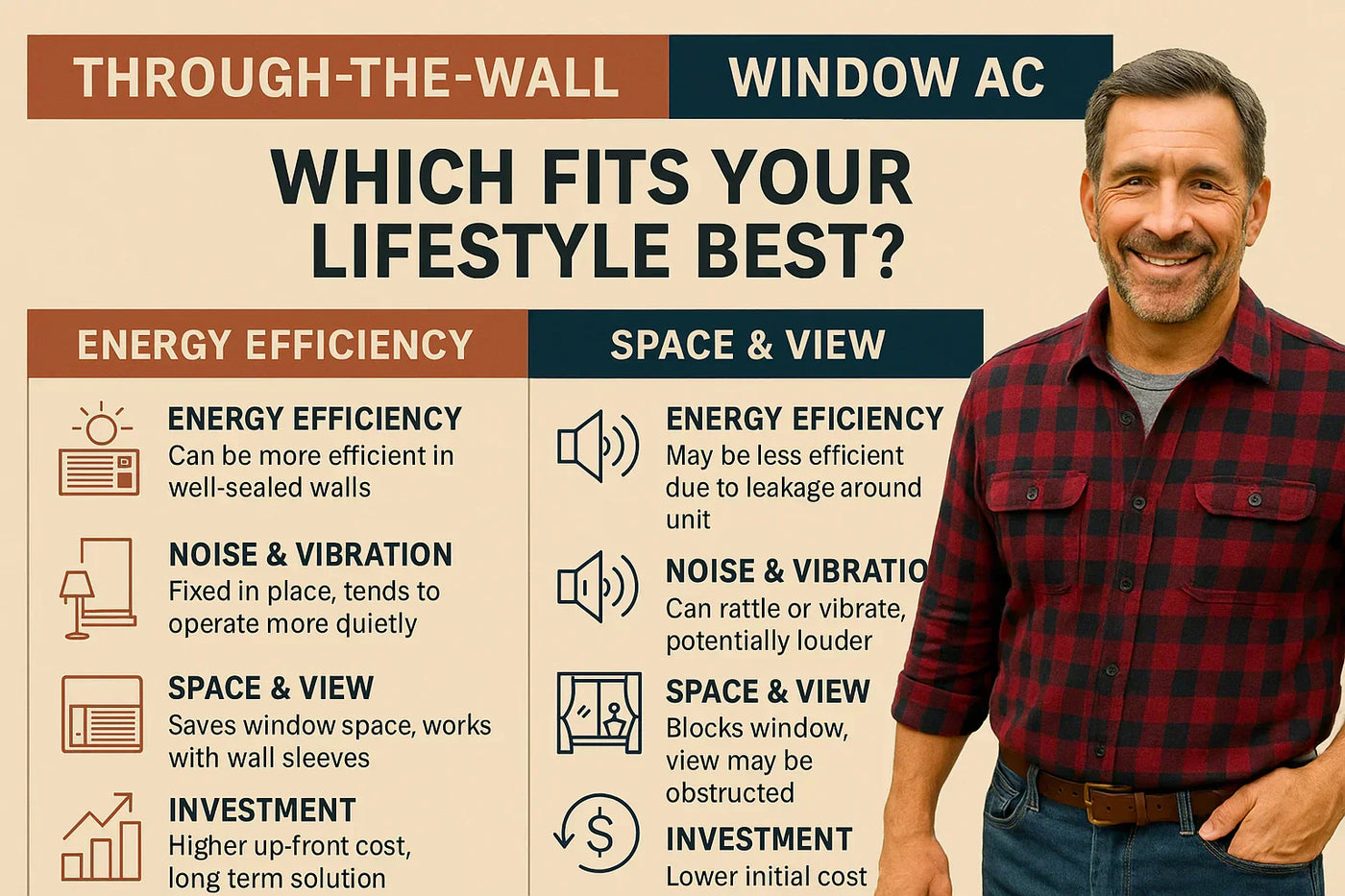 Through-the-Wall vs. Window AC: Which Fits Your Lifestyle Best?