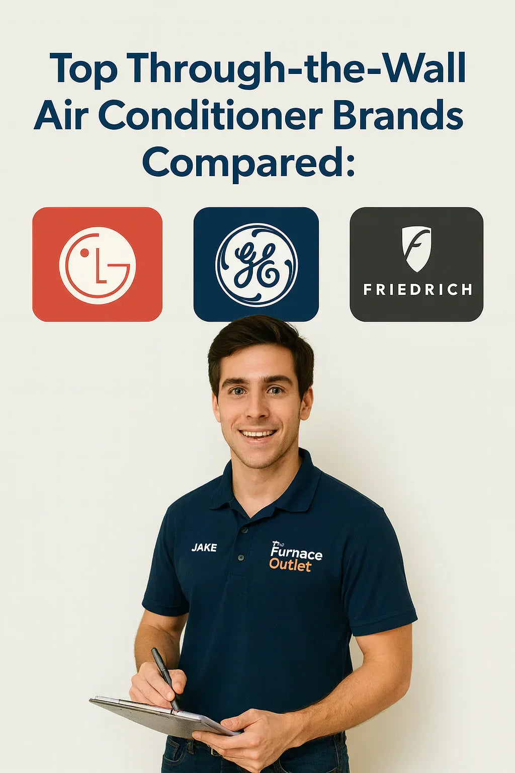 Friedrich, GE, and LG are the top brands of through-the-wall air conditioners to be compared.