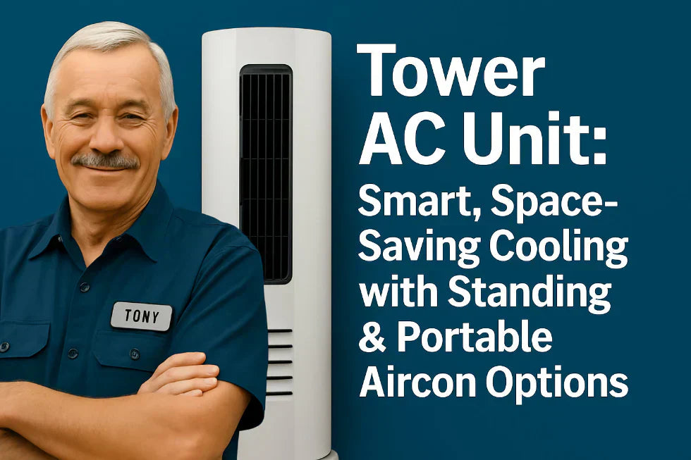 Tower AC Unit: Smart, Space-Saving Cooling with Standing & Portable Ai