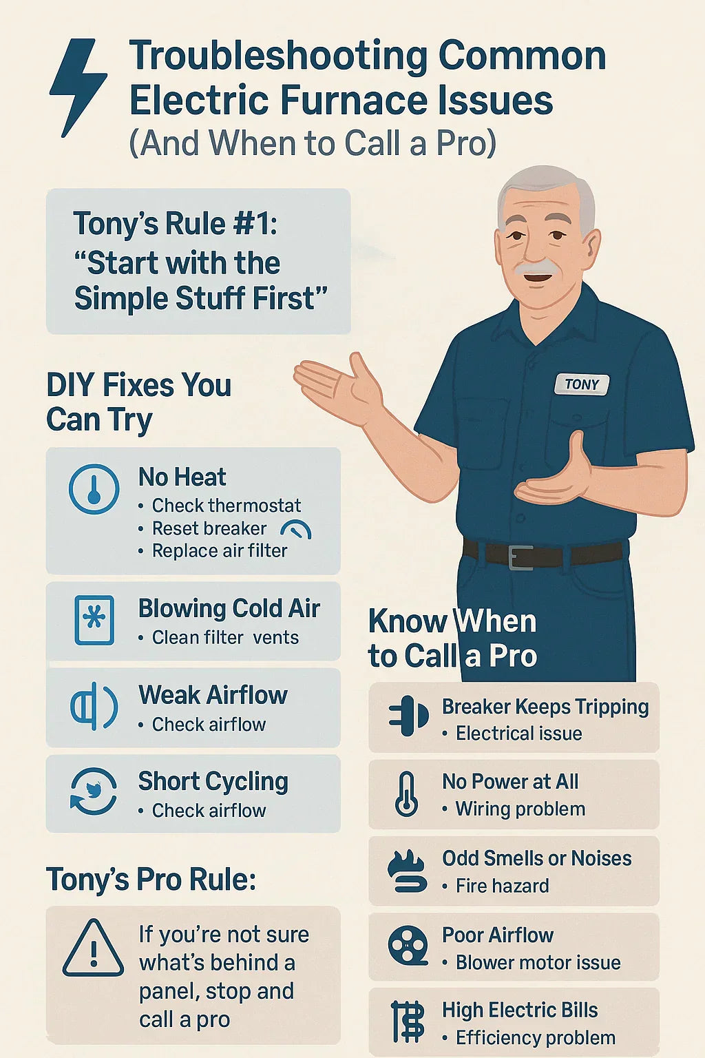 Troubleshooting Common Electric Furnace Issues (And When to Call a Pro)