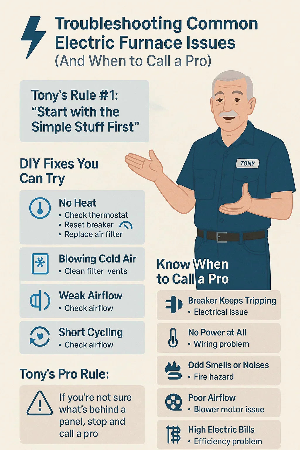 Troubleshooting Common Electric Furnace Issues (And When to Call a Pro)