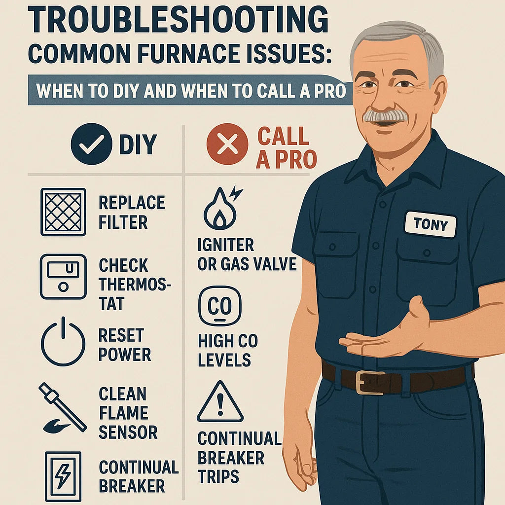 Troubleshooting Common Furnace Issues: When to DIY and When to Call a Pro